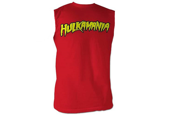 Hulkamania Hulk Hogan Red Sleeveless T 