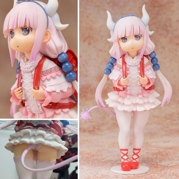 18cm Anime Dragon maid 1/6 Scale Kanna kamui Model Toy Cute Japanese Anime  Girls Figure PVC Collectible Doll | Wish
