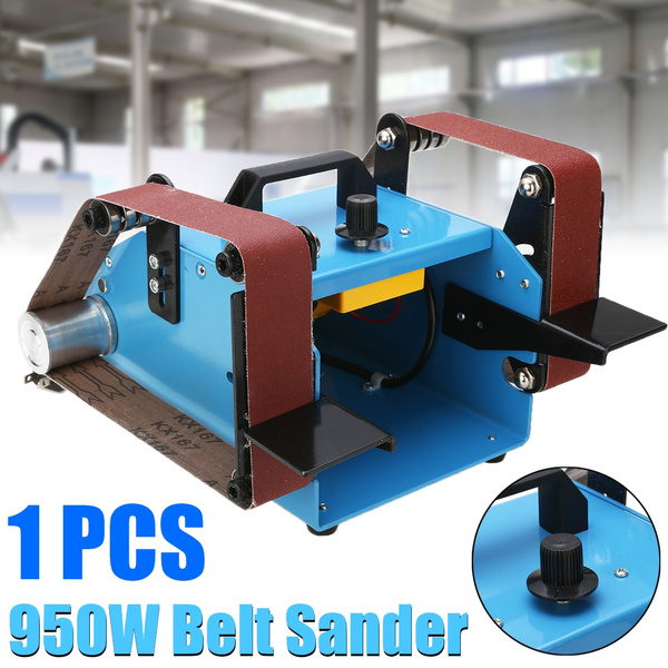 950W Double Axis Bench Belt Sander Grinding Machine Bench Grinder Sanding 220V 950W Double Axis Bench Belt Sander Grinding Machine Bench Grinder Sanding 220V
