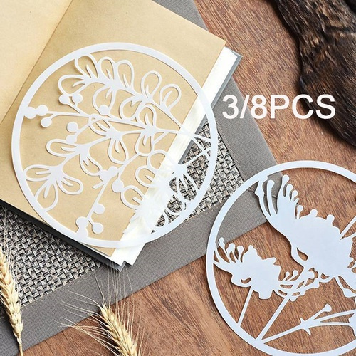 8PCS Cutting Dies Scrapbook Embossing Die Stencils Album Decor Card Paper Craft 