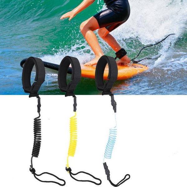 3 Colors Stand Up Paddle Board Coiled Spring Leg Foot Rope For ...