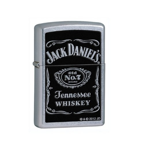 Zippo Jack Daniel's Old No. 7 Label Street Chrome Lighter | Wish