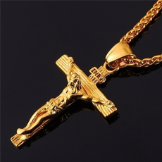 Steel, Fashion, Christian, Cross necklace