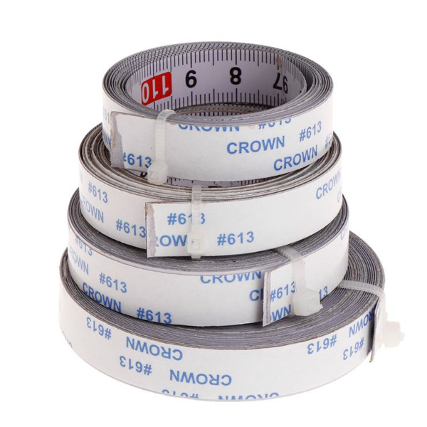 Miter Ruler Track Tape Measure Self Adhesive Metric Metal Steel 1/2/3/5M Durable 