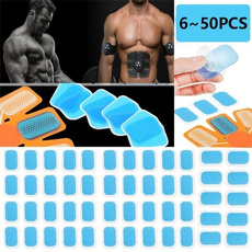 50pcs Abs Trainer Replacement Gel Sheet Abdominal Toning Belt Muscle Toner Ab Trainer Accessories 30pcs Gel Sheets For Gel Pad