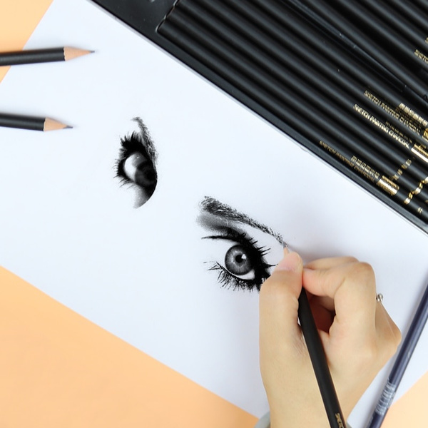 29 Pcs Professional Drawing Pencil Kit Set Sketch Pencil Set