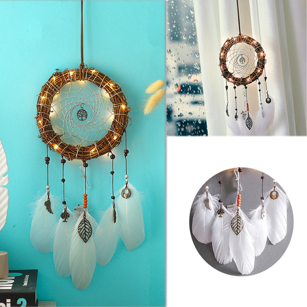 Rovepic Traditional Dream Catcher Kit for Girls Boys Wall Decor, Dream  Catchers