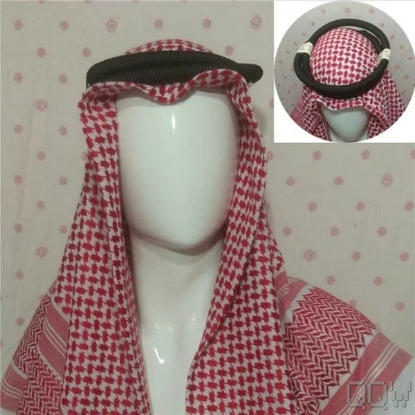 New Arrival Premium Shemagh Head Neck Scarf +Arab Aqel Eqal Rope(Arabic  Egal Headband) Single/Kits