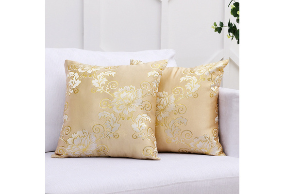 gold sofa pillows