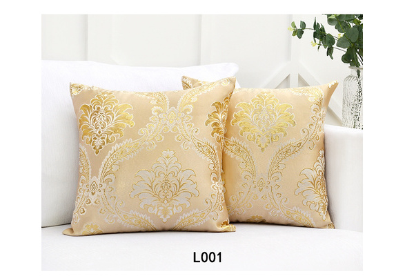 gold sofa pillows