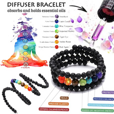 Charm Bracelet, Yoga, Jewelry, 7chakra