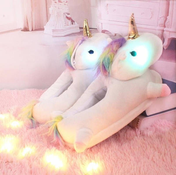 unicorn night slippers