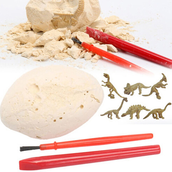 Dinosaur Egg Excavation Kit Archaeology Dig Up History Skeleton Fun Kid Toys 