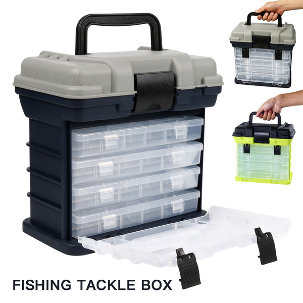 Portable Fishing Tackle Box Large Capacity Fishing Storage Box