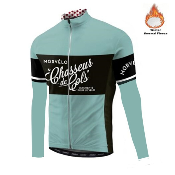 Morvelo Winter Thermal Fleece Men's Jersey long sleeve Ropa ciclismo Bicycle Wear Clothing maillot Ciclismo 2018 | Wish