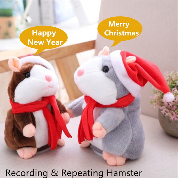 Cheeky Hamster Talking Mouse Pet Gift Speak Sound Record Hamster Toy Xmas Gift 