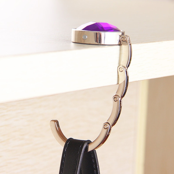 6pcs Purse Clip For Table Zinc Alloy Decorative Handbag Table Hook Holder  Bag Hanger Under Counter Handbags Hook For Tabletop Desk | Fruugo NZ
