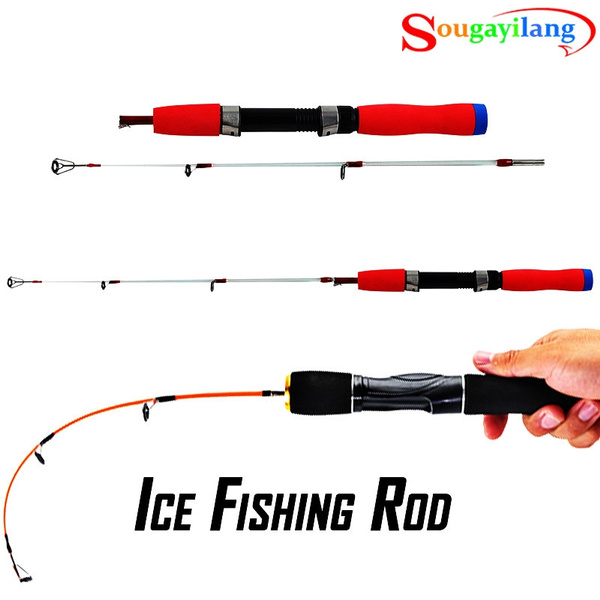 Ice Fly Fishing Rod Light Weight Ice Fishing Rod Fiberglass Winter Fishing  Rod Pole Fishing Tackle Tool