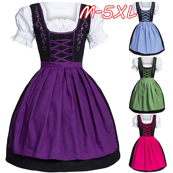 new womens oktoberfest dirndl anime dress cosplay costume christmas party  dress plus size m5xl  wish