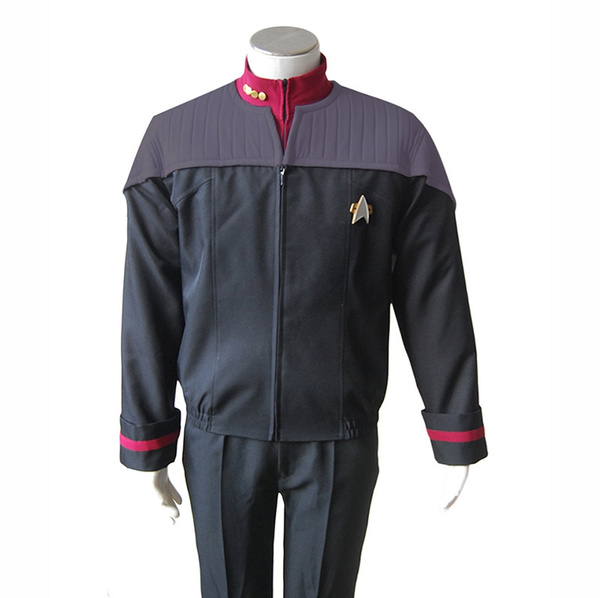 Star Trek Nemesis Duty Uniform Halloween Cosplay Costume Top Casual Jacket