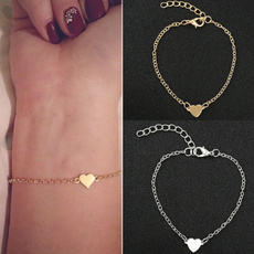 Charm Bracelet, Heart, Adjustable, Gifts