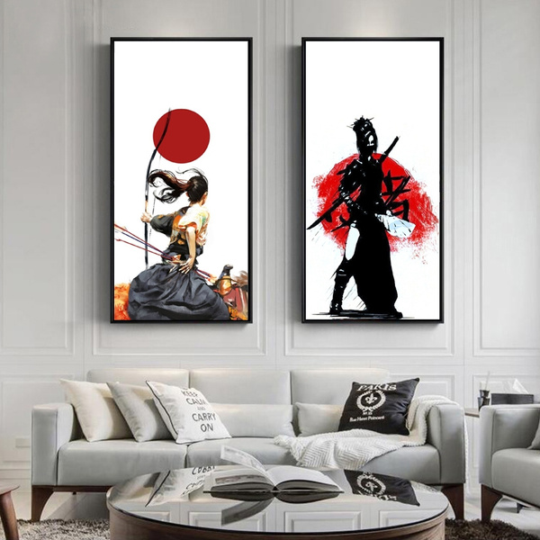 Wall Art Poster Samurai Art/Canvas Print Home Decor 
