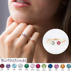 Gifts For Her, Jewelry, Gifts, dualbirthstonering