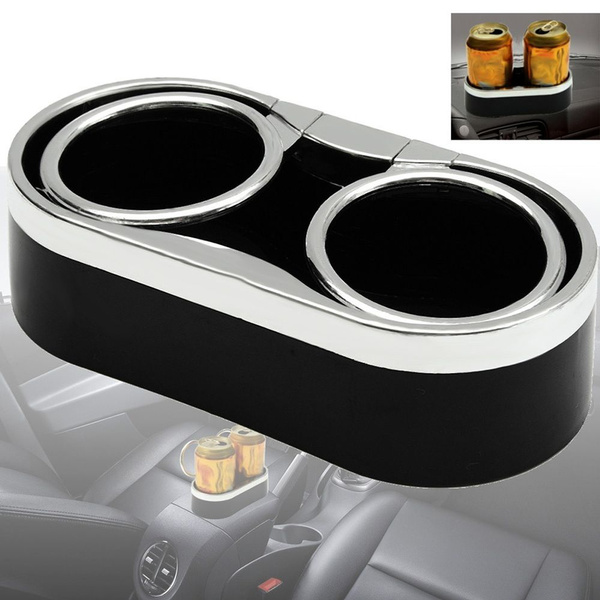 Car Styling Truck Auto With 2 Pull Rings Adhesive Mount Cup Holder