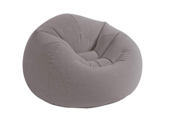 beanlesschair, Inflatable, beanlessbagchair, Grey
