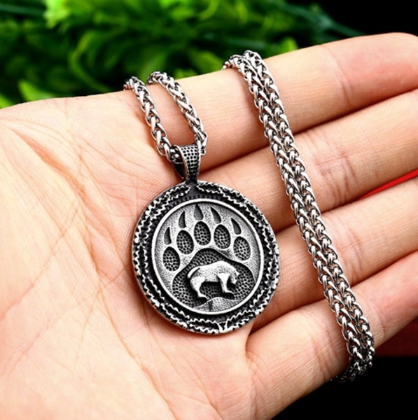 Norse Bear Necklace for Men in Sterling Silver, Scandinavian Silver  Jewelry, Bear Charm Gift, Viking Bear Pendant, Jewelry for Men, Dad Gift -  Etsy | Bear necklace, Mens silver pendants, Silver bear