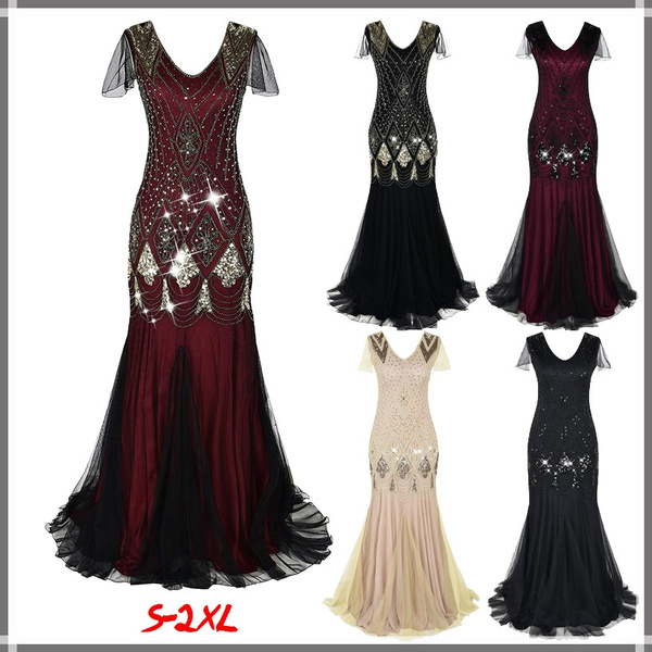 great gatsby long gown