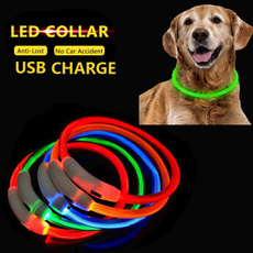Medium, Dog Collar, ledsafetycollar, Pets