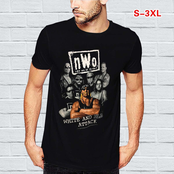 Vintage 90s New World Order Wrestling Hulk Hogan // Stone Cold Men's T-Shirt