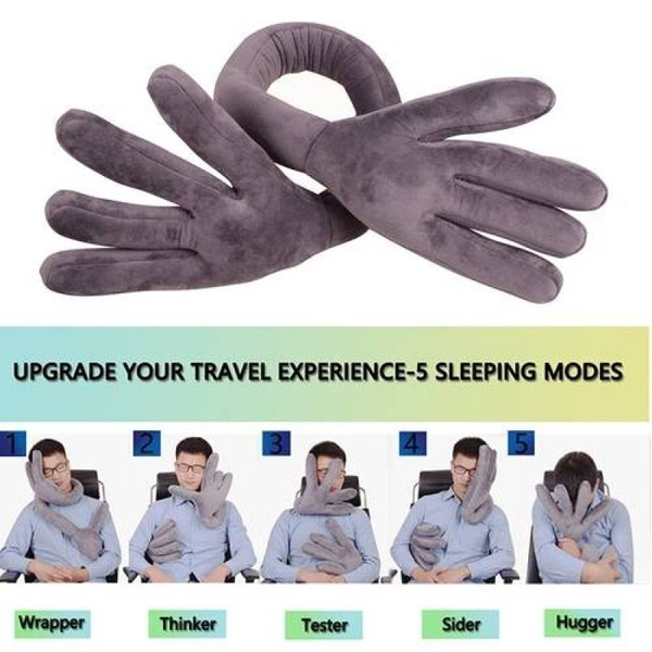 travel pillow with hands