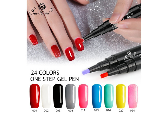 Dot Pen Electric 24 Colors Collection Step Nail Gel Pen Pencil Nail Gel Oil  No