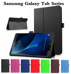 Slim Leather Stand Tablet Case for Samsung Galaxy Tab A A6 10.1 T580 / A6 7.0 T280 / S4 10.5 /S3 9.7 / S2 9.7 8.0 /Tab A A2 10.5 /Tab A 8.0 / Tab E 9.6 / 8.0 / 9.6 /Tab 4 3 2 Tab 3 Lite Funda Coque