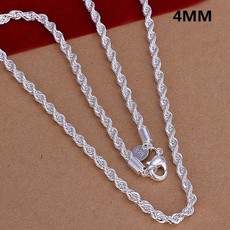 Sterling, Chain Necklace, polished, Jewelry