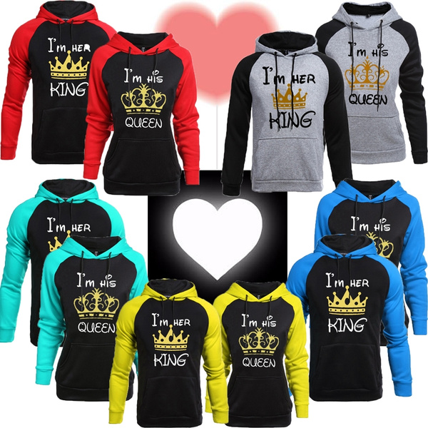 king and his queen hoodies