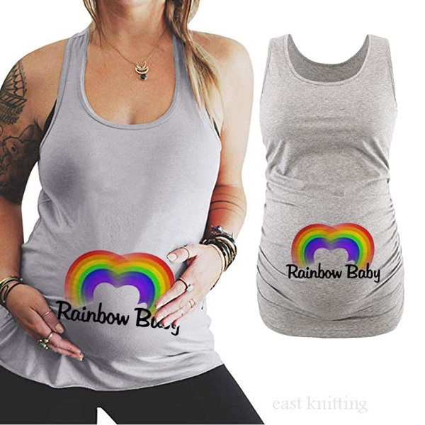 rainbow maternity top