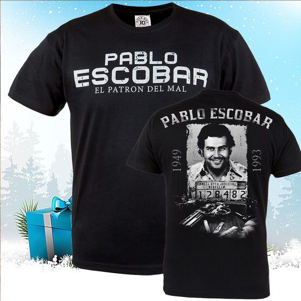 Pablo Escobar Narcos T Shirt Men's Vintage T-Shirt | Wish