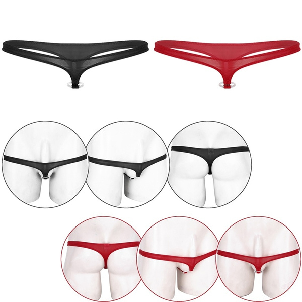 Men's Cock Ring Underwear Male Thongs Gay Underwear Tanga