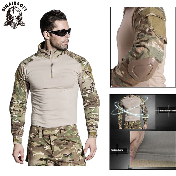 Tactical Military .Custom Army G3 Gen3 Combat Shirt Uniform*Airsoft Frog BDU*Men 