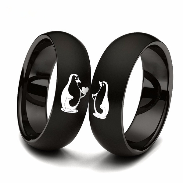 penguin wedding ring