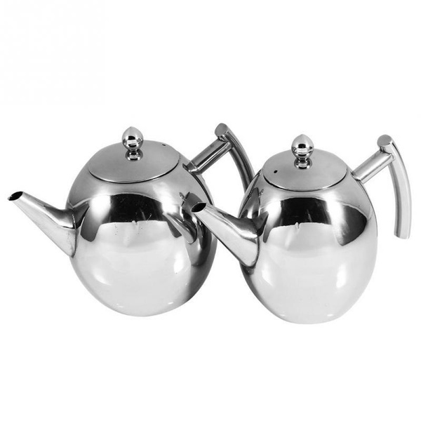 1pc Stainless Steel Tea Pot