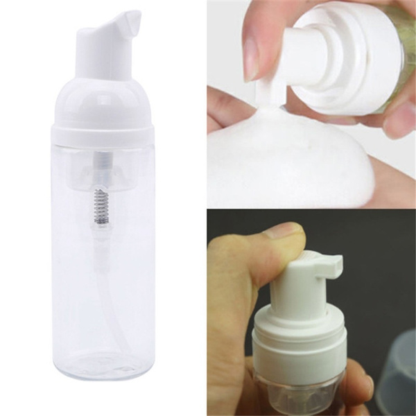 Transparent Color 50ml Foam Pump Bottle Empty Bottle Cleansing Foam ...