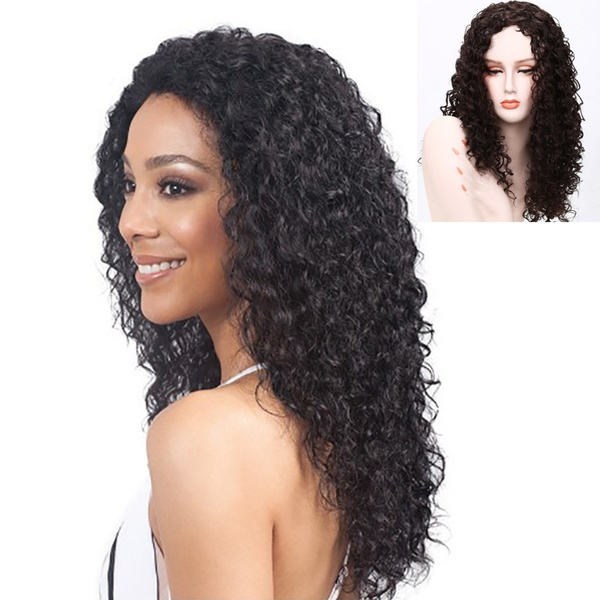 Long Curly Human Hair Wig Full End Lace Front Human Hair Wigs For Black Women