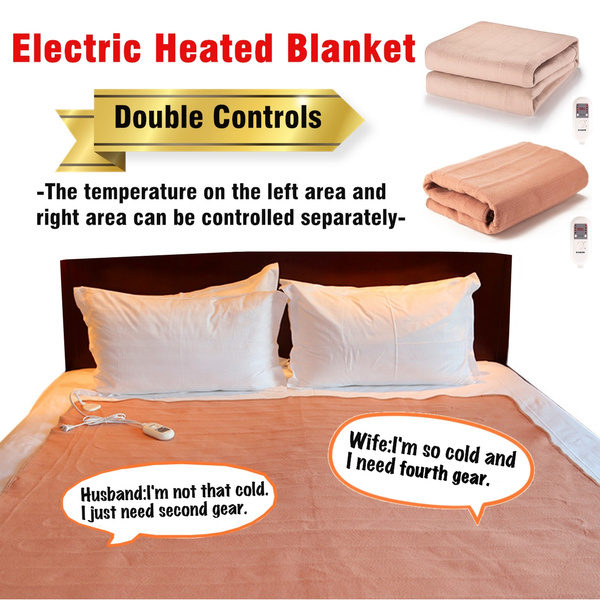 Single control double online electric blanket