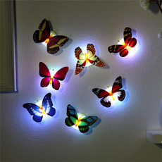 butterfly, walllight, Decor, lights