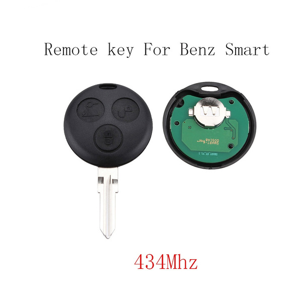 3Buttons Remote Car key For Mercedes Benz Key Smart Fortwo 450 Forfour  Roadster Chiave 433Mhz Original car keys