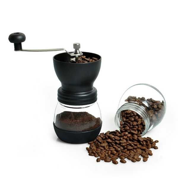 Manual Grinding Coffee Beans Ceramic Burr Grinder Coffee Grinder with
